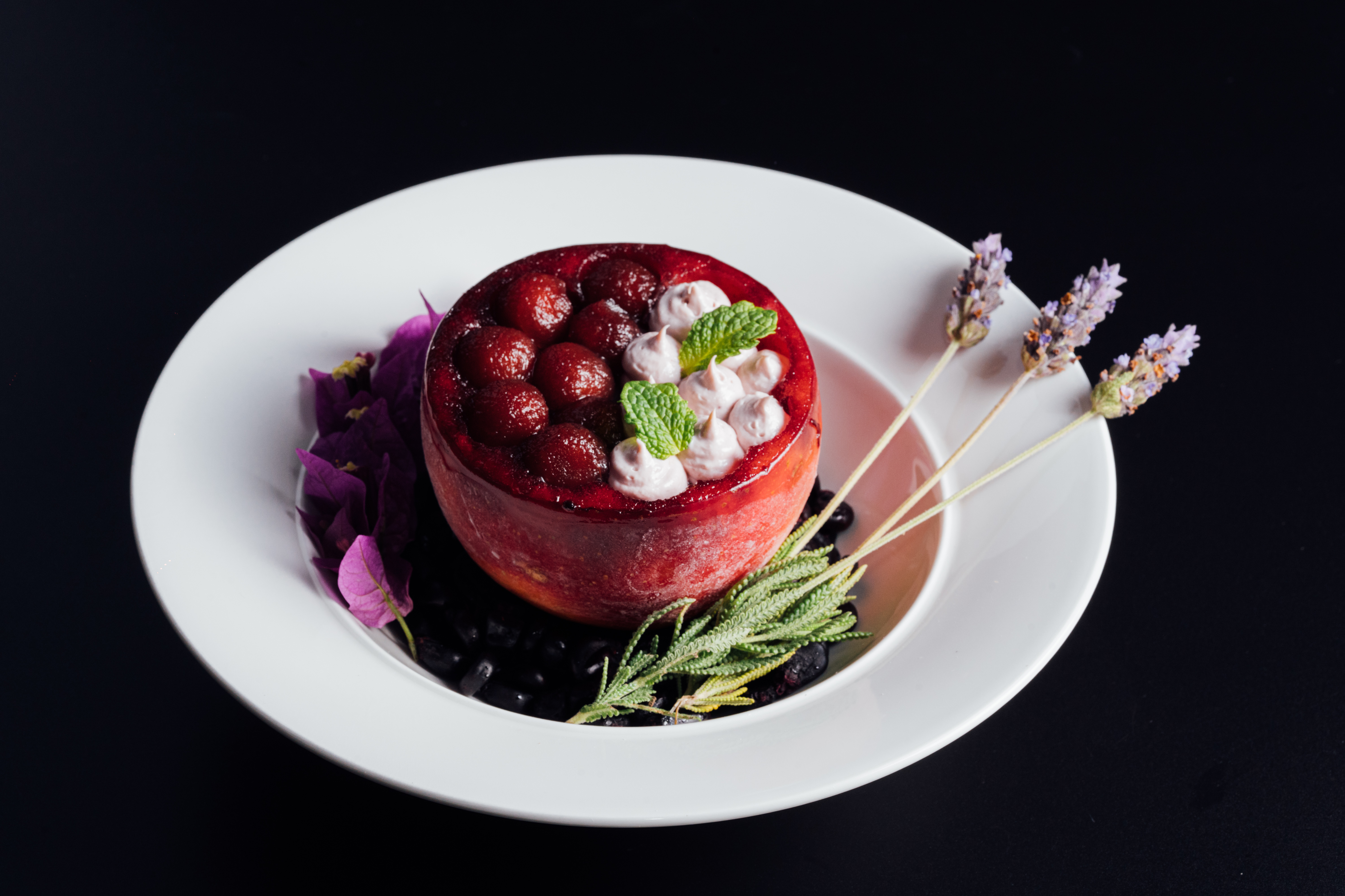 mazamorra y chicha morada