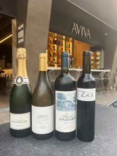 Aviva Vinos maridaje almuerzo AGM