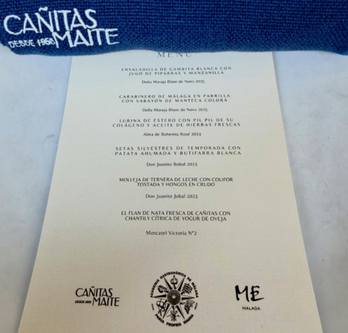 Canitas maite agm menu Canitas maite agm menu